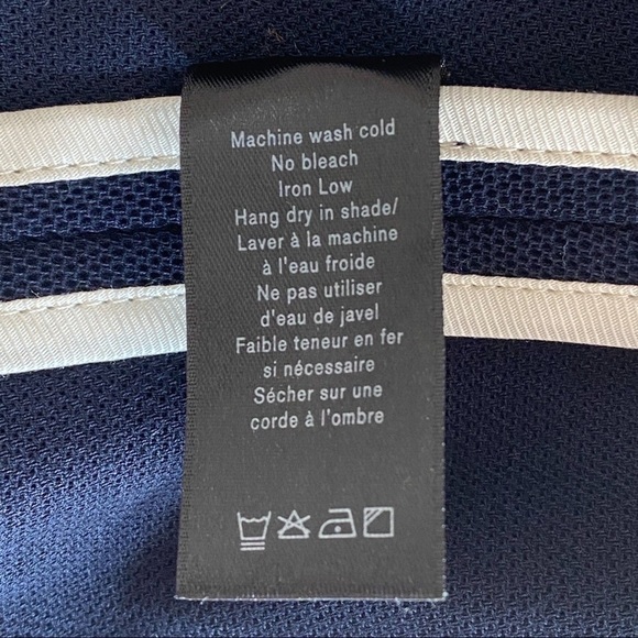 NWT rag & bone Navy Blue Redgrave Whipstitch Cotton Blazer Size 6 - Picture 10 of 15